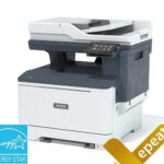 Xerox® C325 Farb-Multifunktionsdrucker mit Energy Star- und EPEAT-Zertifizierungen in der unteren linken und rechten Ecke.